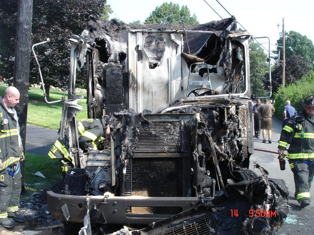 UPS Truck Fire, 8/14/08